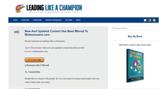 Desktop Screenshot of leadinglikeachampion.com