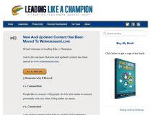 Tablet Screenshot of leadinglikeachampion.com